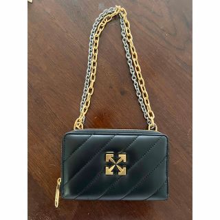 最終値下げoff-white オフホワイト チェーンウォレット【新品・未使用