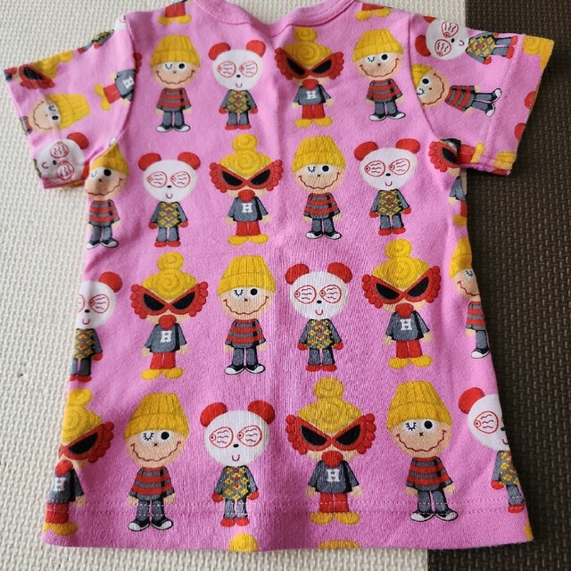 HYSTERIC MINI(ヒステリックミニ)のヒスミニ　Tシャツ　80㎝　美品　ヒステリックミニ キッズ/ベビー/マタニティのベビー服(~85cm)(Ｔシャツ)の商品写真