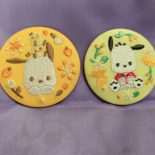 サンリオ(サンリオ)のポチャッコ　刺繍缶バッジ(キャラクターグッズ)