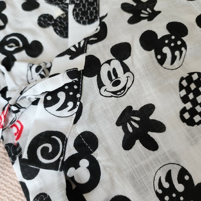 Mickey　ロンパース型甚平　新品　80㎝　ミッキー　夏祭り キッズ/ベビー/マタニティのベビー服(~85cm)(甚平/浴衣)の商品写真