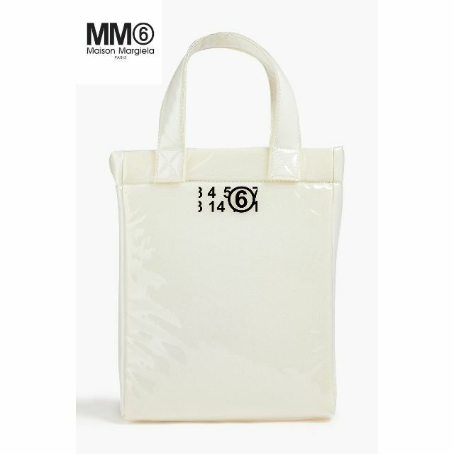 MM6 MAISON MARGIELA PVC トートバッグ プリント