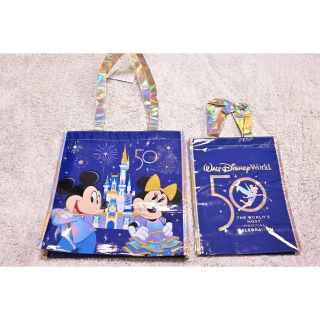 ディズニー(Disney)の【海外限定WDW 50周年記念ショップバッグ　S.Mサイズセット(ショップ袋)