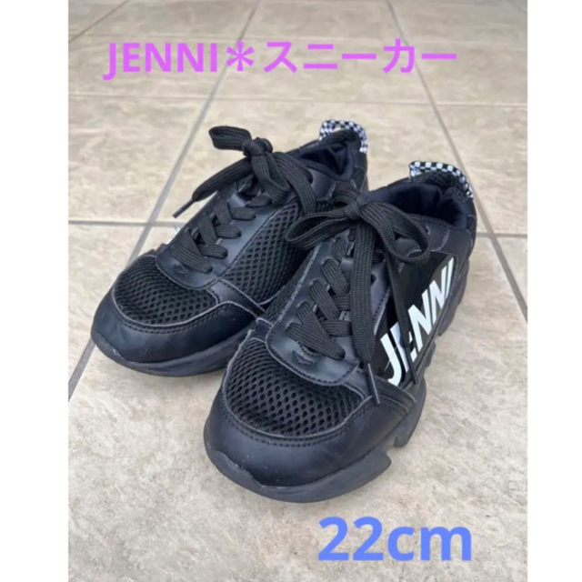 JENNI(ジェニィ)のジェニィ スニーカー　22cm キッズ/ベビー/マタニティのキッズ靴/シューズ(15cm~)(スニーカー)の商品写真