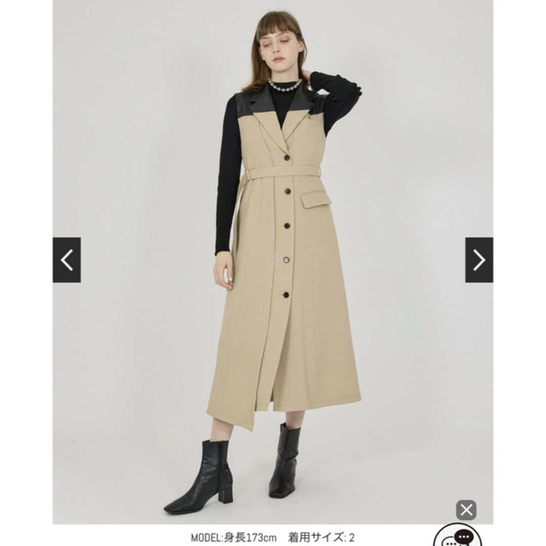 UNITED TOKYO - パラレルベストワンピースの通販 by にのあい's UNITED TOKYO - パラレルベストワンピースの通販 by にのあい's