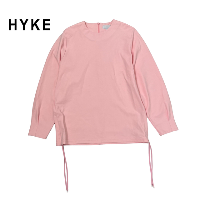 【HYKE ハイク】即完売　LONG-SLV TEE  サイドジップカットソー