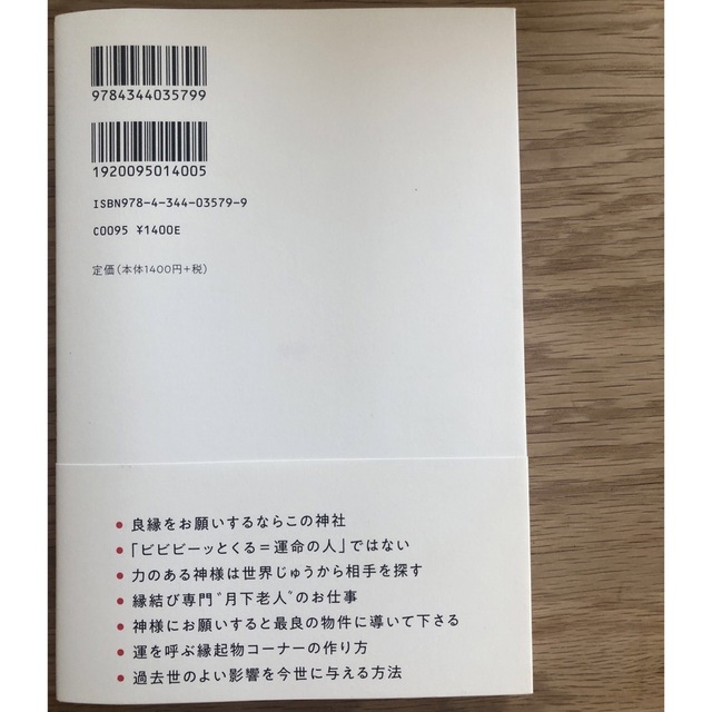 神様が教えてくれた縁結びのはなし 直接きいてわかった良縁あれこれ エンタメ/ホビーの本(文学/小説)の商品写真