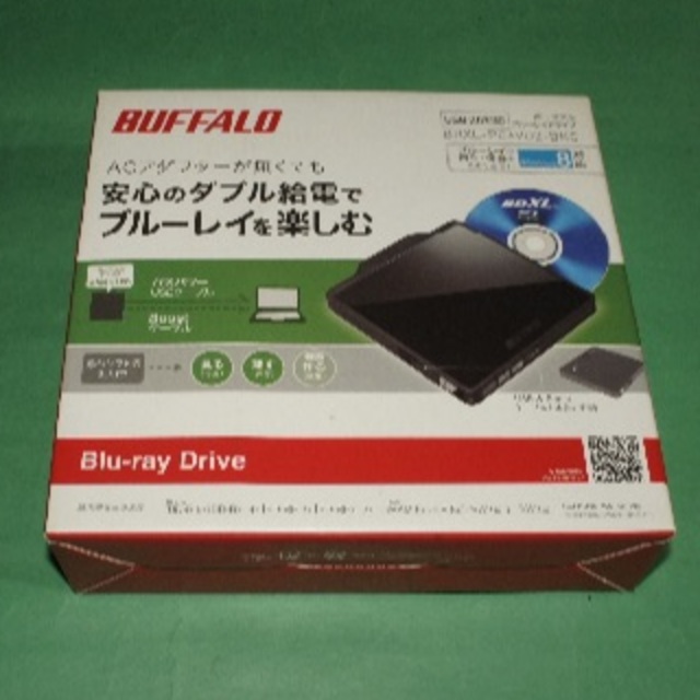 BUFFALO　ブルーレイドライブ  BRXL-PC6VU2-BKC（未使用品）