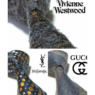 ヴィヴィアンウエストウッド(Vivienne Westwood)のビビアンウエストウッド　ネクタイ　オーブロゴ　ハイブランド　高級シルク　ウール(ネクタイ)