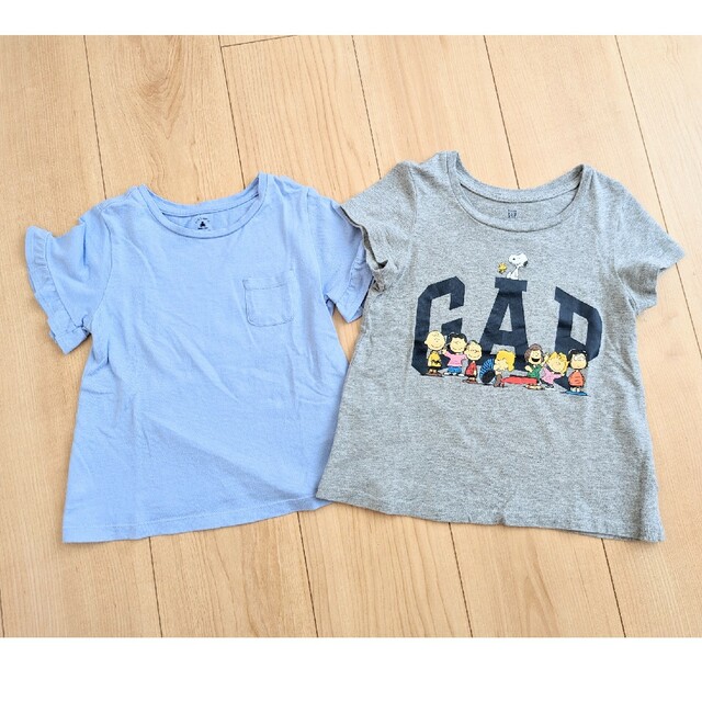 GAP(ギャップ)の子供服　GAP2点セット　105cm キッズ/ベビー/マタニティのキッズ服女の子用(90cm~)(Tシャツ/カットソー)の商品写真