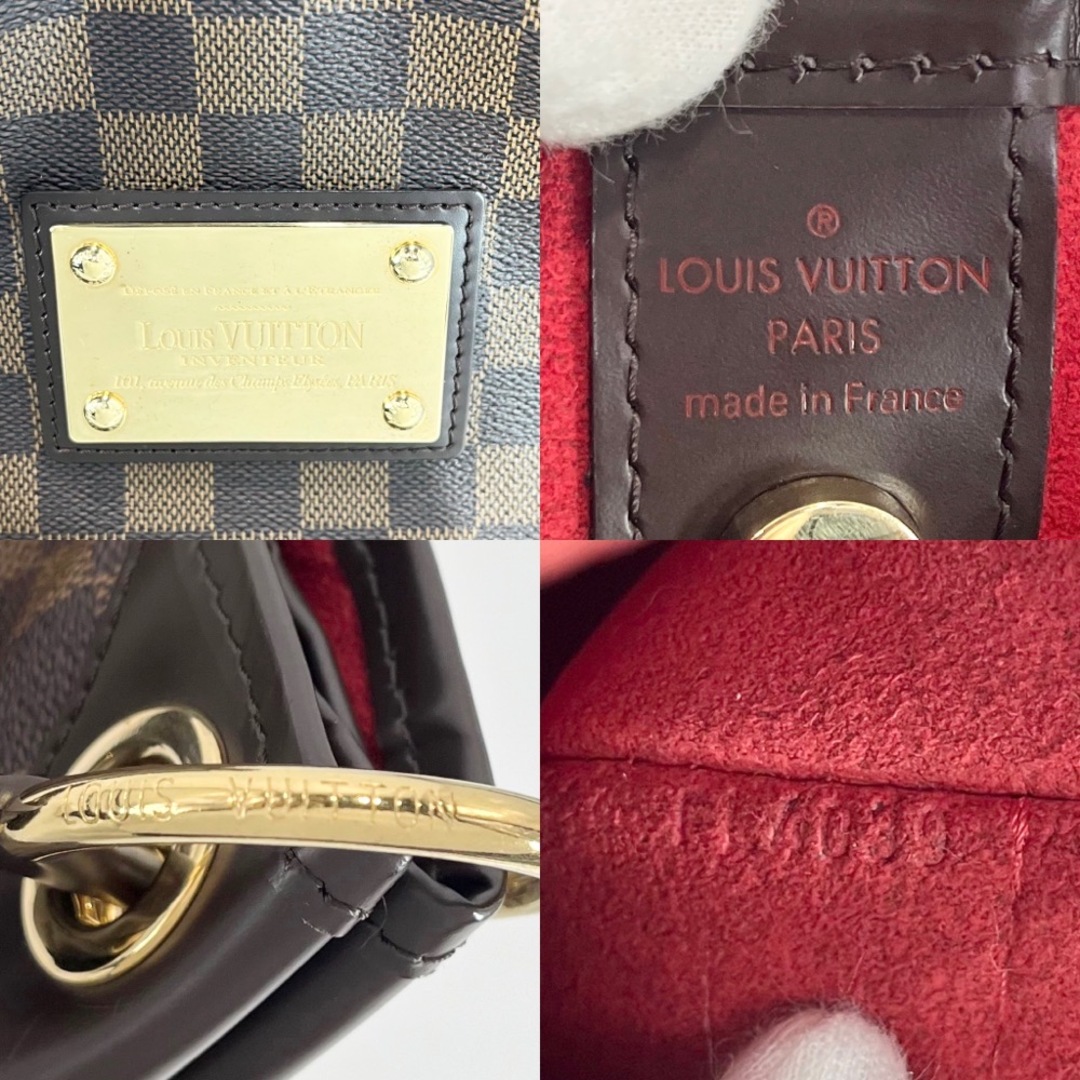 【限定価格】LOUIS VUITTON ルイヴィトン ハンドバッグ ダミエ ガリエラPM スペシャルオーダー トートバッグ 肩掛け ブラウン 茶 かばん 鞄 N48212    ゴールド金具 レディース 定番【品】