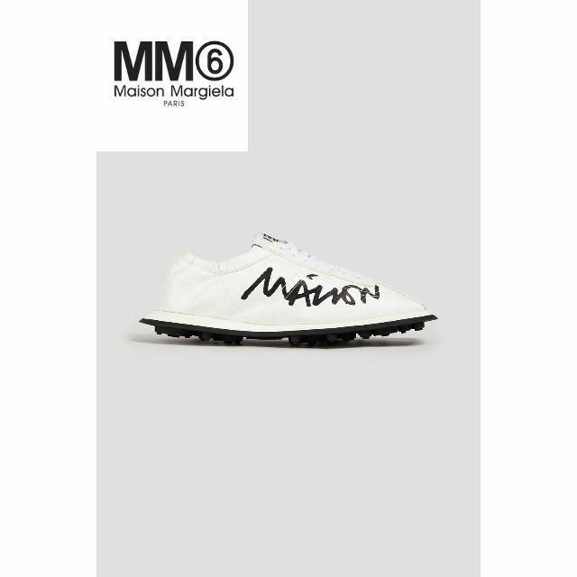 MM6(エムエムシックス)のMM6 MAISON MARGIELA フェイクレザー スニーカー レディースの靴/シューズ(スニーカー)の商品写真