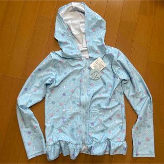 マザウェイズ(motherways)の新品タグ付 マザウェイズ　ラッシュガード　140 シェル ゆめかわ(水着)