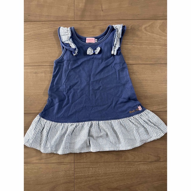 mikihouse(ミキハウス)のミキハウス　トップス　ワンピース　80サイズ キッズ/ベビー/マタニティのベビー服(~85cm)(ワンピース)の商品写真