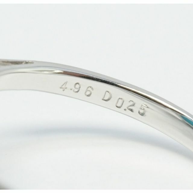 新品プラチナトルコ石ダイヤリング4.96ct D:0.25ct