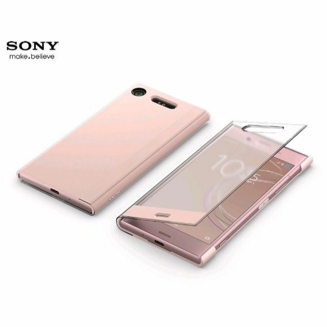 SONY(ソニー)のXperia XZ1用 Style Cover Touch ピンク ソニー純正 スマホ/家電/カメラのスマホアクセサリー(Androidケース)の商品写真