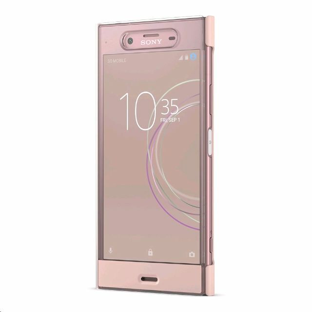 SONY(ソニー)のXperia XZ1用 Style Cover Touch ピンク ソニー純正 スマホ/家電/カメラのスマホアクセサリー(Androidケース)の商品写真