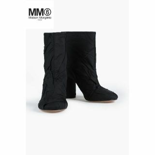 エムエムシックス(MM6)のMM6 MAISON MARGIELA シェル アンクルブーツ(ブーツ)