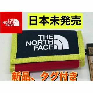 日本未入荷　ノースフェイス 　ウォレット　ネイビー　ストラップ付き(財布)