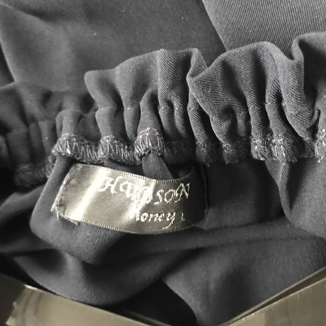 トップス　ブラウス　紺　刺繍 レディースのトップス(シャツ/ブラウス(長袖/七分))の商品写真