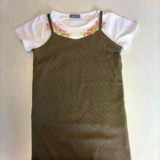 ベルメゾン(ベルメゾン)の半袖Tシャツ+ワンピースセット☆120(ワンピース)