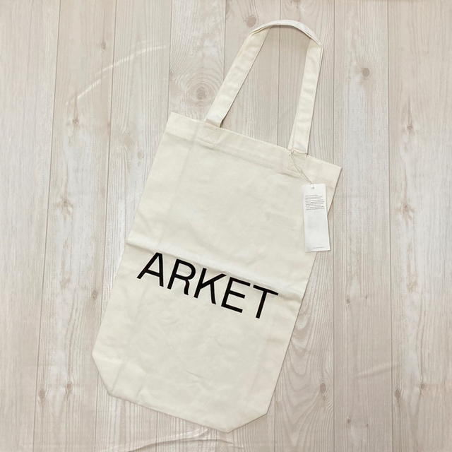 H&M(エイチアンドエム)のarket アーケット トート A4 縦長 ノートPC マチつき サブバック レディースのバッグ(トートバッグ)の商品写真