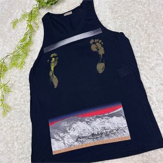 バレンシアガ(Balenciaga)のBALENCLAGA Footmark Tank バレンシアガ　タンクトップ(Tシャツ/カットソー(半袖/袖なし))