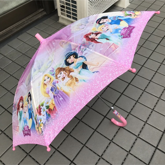 Disney(ディズニー)の可愛い！　プリンセス　傘　M 雨傘　キッズ　子供　女の子　ディズニー　園児　 キッズ/ベビー/マタニティのこども用ファッション小物(傘)の商品写真