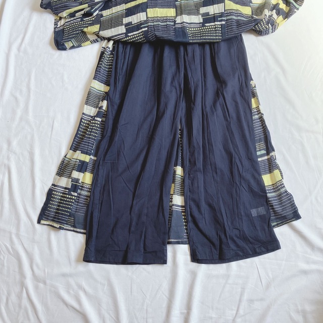 hb(エイチビー)の美品 hb エイチビー パンツ スカート ロング おしゃれ インド製 S～M レディースのパンツ(カジュアルパンツ)の商品写真