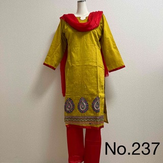 【No.237】インド　ネパール　民族衣装　パンジャビドレス (その他)