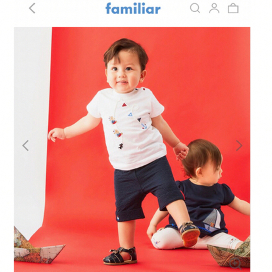familiar(ファミリア)のファミリアTシャツ90 キッズ/ベビー/マタニティのキッズ服男の子用(90cm~)(Tシャツ/カットソー)の商品写真