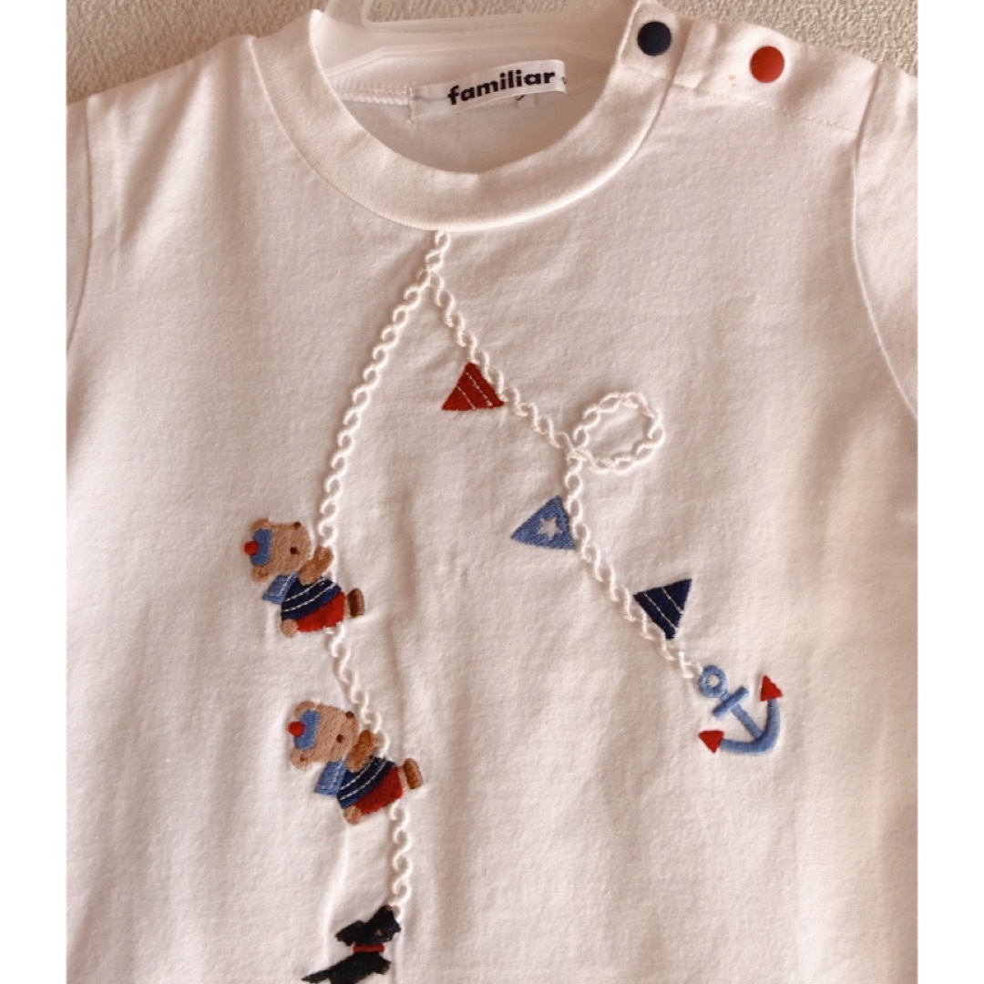 familiar(ファミリア)のファミリアTシャツ90 キッズ/ベビー/マタニティのキッズ服男の子用(90cm~)(Tシャツ/カットソー)の商品写真