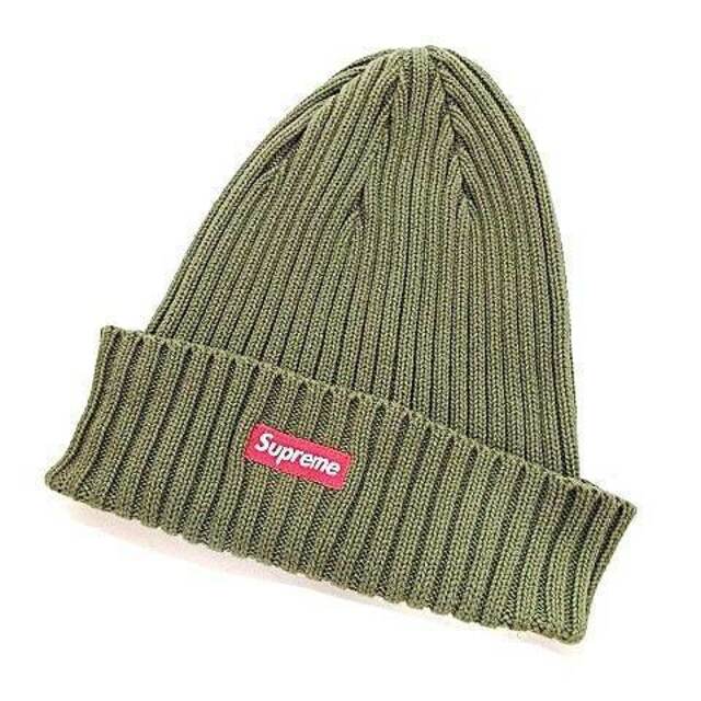 Supreme - シュプリーム OVERDYED BEANIE ビーニー 帽子 カーキｘ赤 の ...