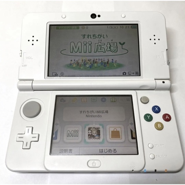 NEW3DS 本体 ホワイト きゃりーぱみゅぱみゅ 目玉