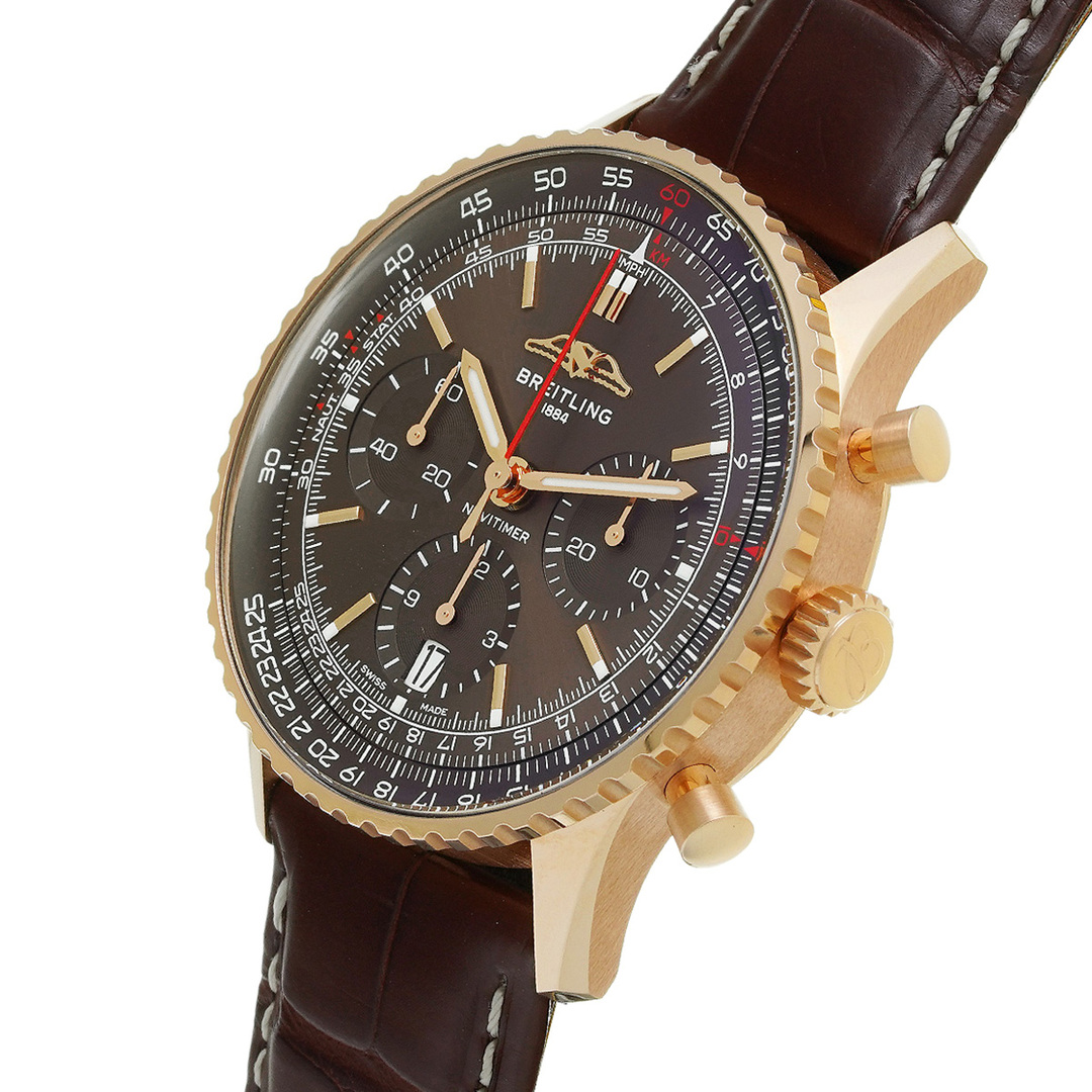 BREITLING(ブライトリング)の中古 ブライトリング BREITLING RB01391A1Q1P1 ブラウン メンズ 腕時計 メンズの時計(腕時計(アナログ))の商品写真