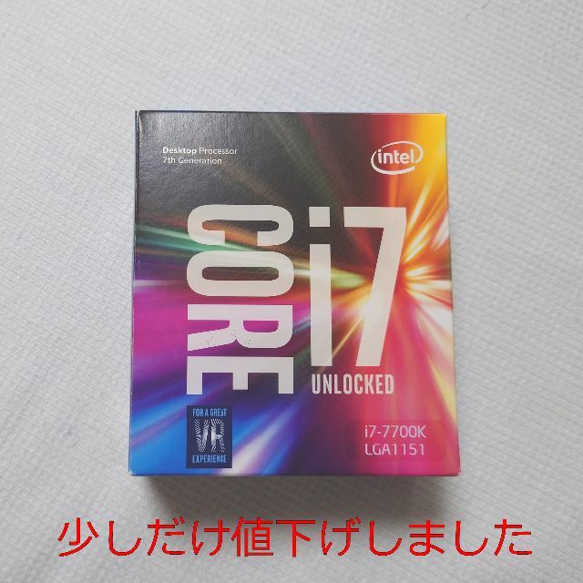 Intel Core i7-7700KPC/タブレット