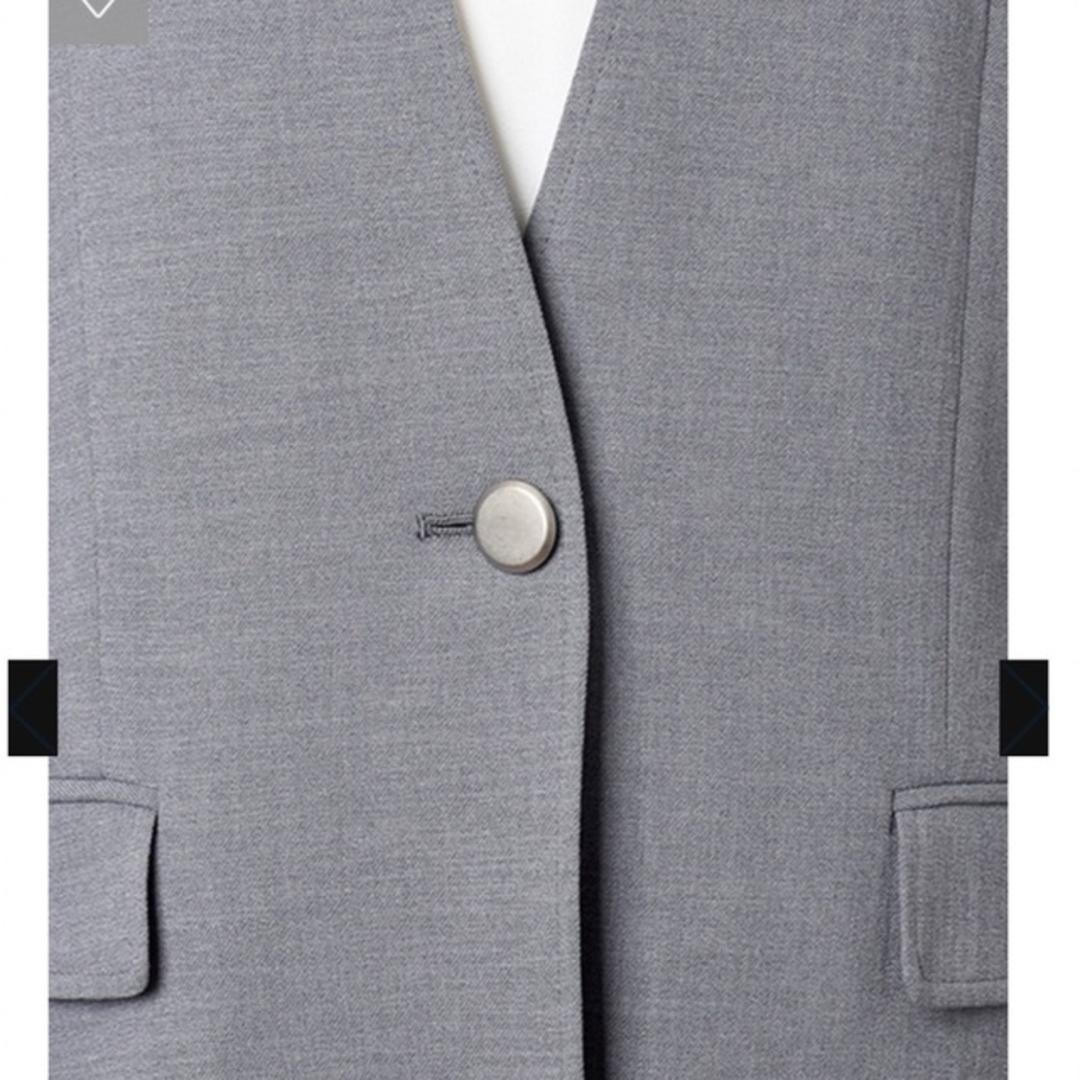 BEAMS(ビームス)の鎌倉シャツ イージージャケット グレー レディースのジャケット/アウター(ノーカラージャケット)の商品写真