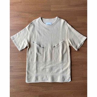 ジルサンダー(Jil Sander)のJIL SANDER (ジルサンダー) 2022SSジップスウェットTシャツ (Tシャツ/カットソー(半袖/袖なし))