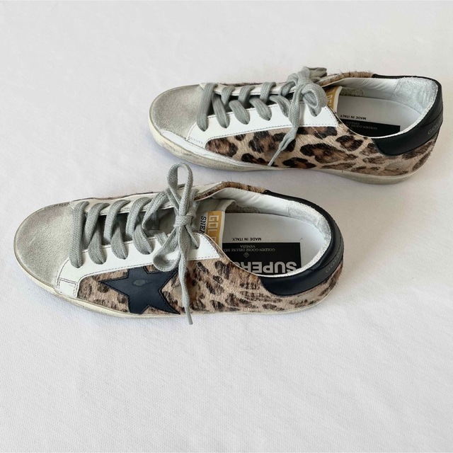 GOLDEN GOOSE - 新品！GOLDEN GOOSEスニーカー36レオパード ゴールデン ...