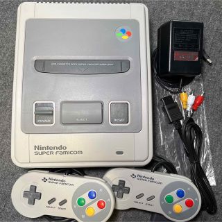 スーパーファミコン(スーパーファミコン)の【状態良好】スーパーファミコン SFC 本体 すぐ遊べるセット スーファミ 管1(家庭用ゲーム機本体)