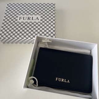 ●箱有り FURLA(フルラ) カードケース 名刺入れ 二つ折り
