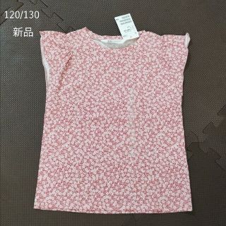 エイチアンドエム(H&M)の新品☆小花柄ノースリーブTシャツ(Tシャツ/カットソー)