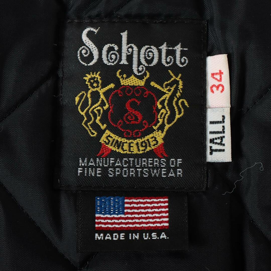 schott(ショット)のショット  レザー 34 ブラック メンズ その他アウター メンズのジャケット/アウター(その他)の商品写真