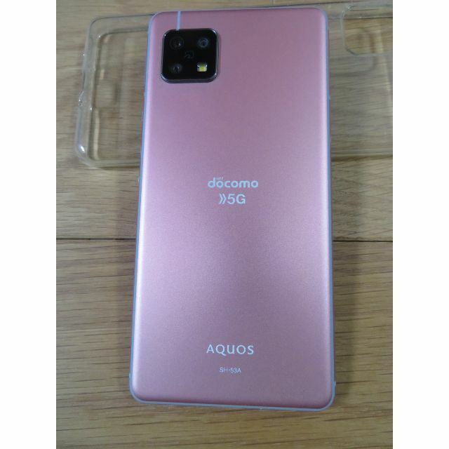 スマートフォン/携帯電話docomo SH-53A AQUOS Sense 5G コーラルレッド