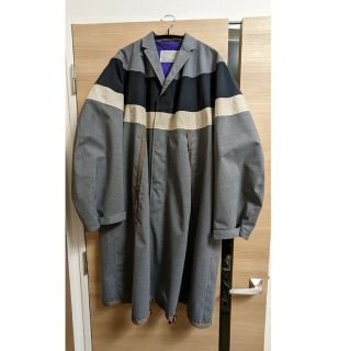 カラー(kolor)のKolor 19SS Panelled Coat パネルコート(ステンカラーコート)