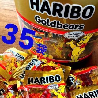 コストコ(コストコ)の《コストコ購入品》HARIBO  ハリボー  ミニゴールドベアドラム  35袋(菓子/デザート)