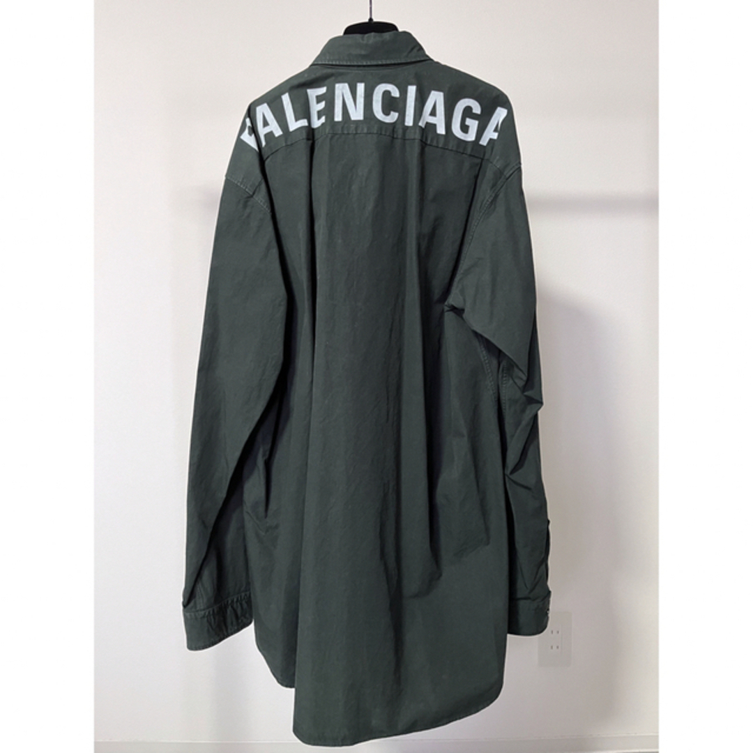 ★ 新品未使用　BALENCIAGA バックロゴシャツ　★シャツ