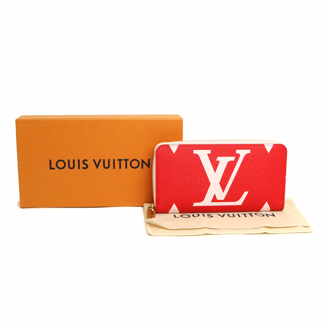 ルイ ヴィトン リバース ジッピー ウォレット 長財布 ジャイアントモノグラム ルージュ レッド ピンク M67550 箱付 LOUIS  VUITTON（未使用　展示品）