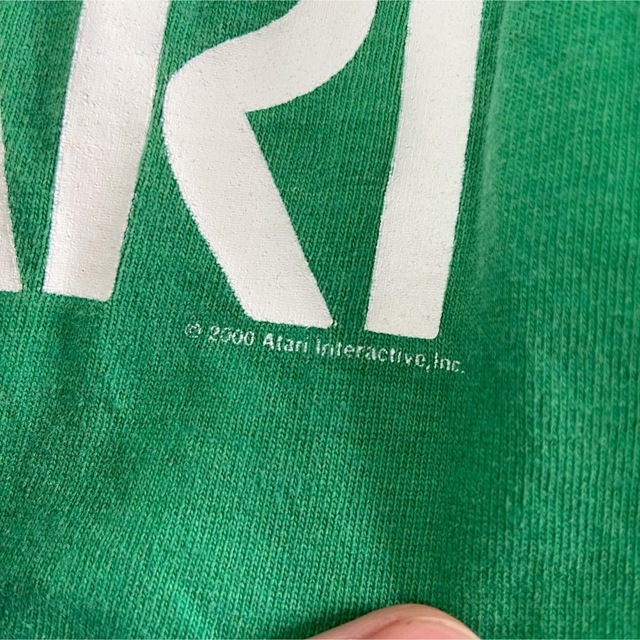 vintage atari アタリ ゲーム会社 企業系 プリント 緑 tシャツ メンズのトップス(Tシャツ/カットソー(半袖/袖なし))の商品写真