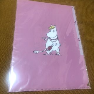 ムーミン(MOOMIN)のムーミン　インデックス付きクリアファイルA4  フローレン(クリアファイル)