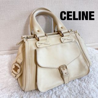 セリーヌ(celine)のCELINE セリーヌ レザー ハンドバッグ トリオンフ(ハンドバッグ)